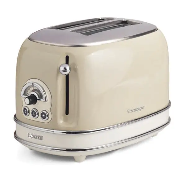 Ariete Vintage-Style 2-Slice Toaster – Beige, 810 W, 155 Mm Width 1