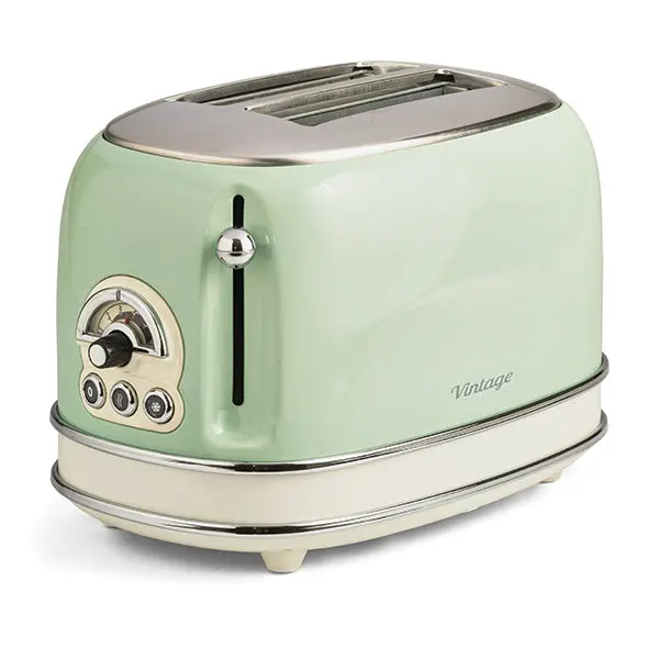 Ariete Vintage-Style 2-Slot Toaster – Verde, 810 W (Model 155) 1