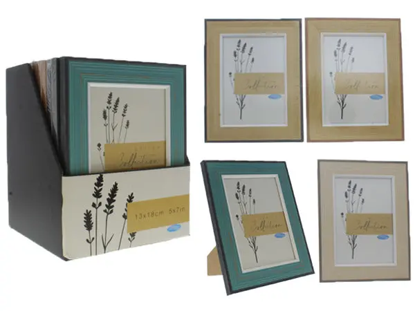 Assorted 5" X 7" Photo Frame Display – Decorative Portrait Holders (Model 712-05072) 1
