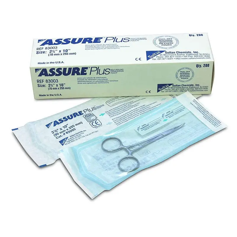Assure Plus Sterilization Pouch – Peel-Open, Self-Sealing – Reliable Barrier 1