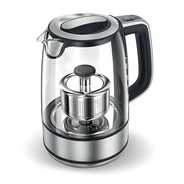 Automatic Electric Teapot – 1.7L, 2200W Rapid-Boil Smart Kettle (Naturamix Teazen) 1