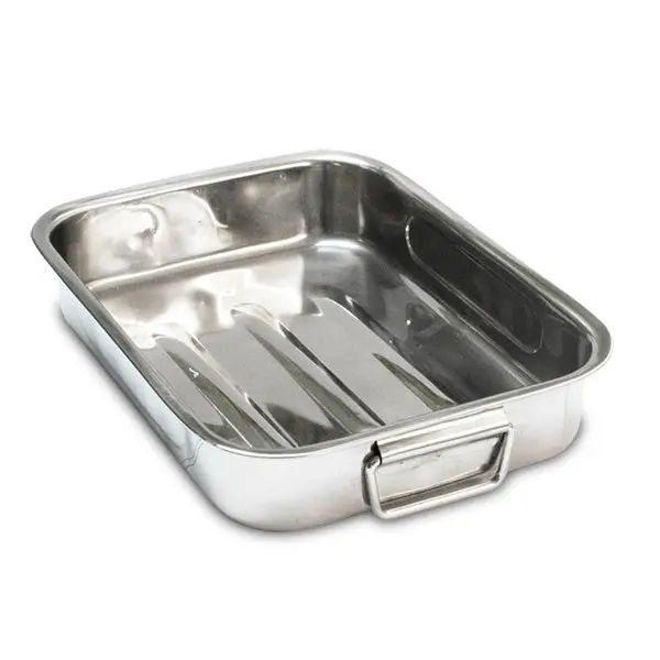 Baumalu Stainless Steel Rectangular Oven Dish – 30 Cm 1