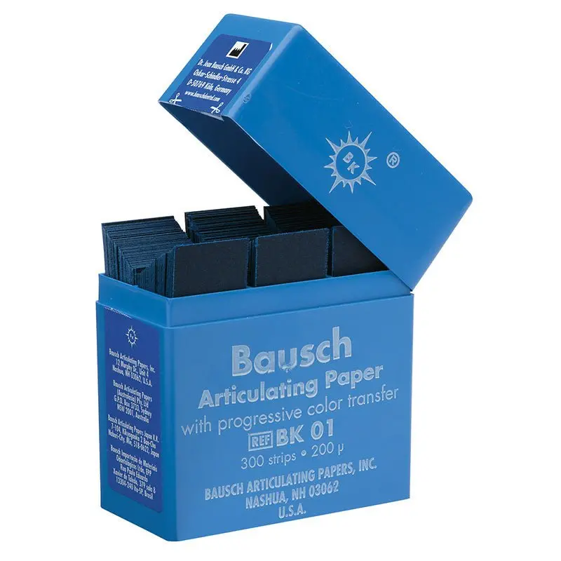 Bausch Bk 01 Articulating Paper – Blue, 200 Μm Thickness 1