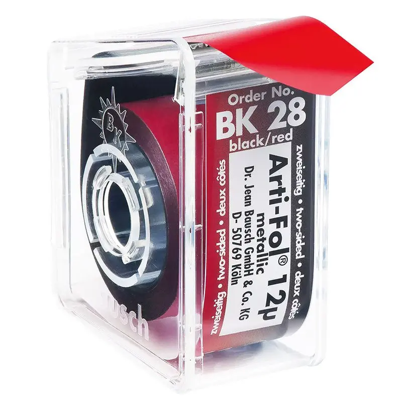 Bausch Bk28 Arti-Fol – Dual-Tone Metallic Black/Red Paper (12 Μm) 1