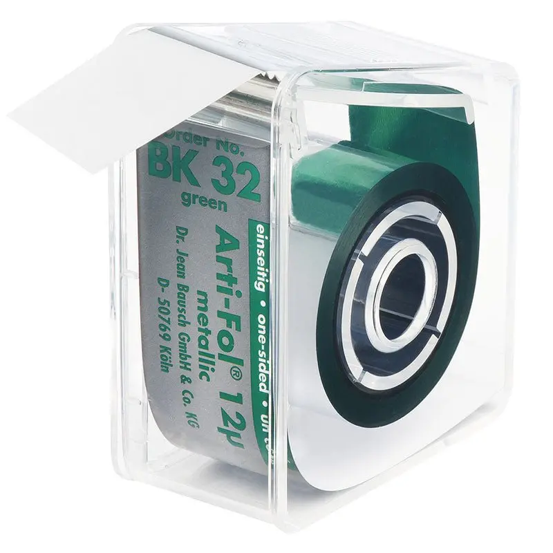 Bausch Bk32 Arti-Fol – Metallic Green Articulation Paper (12 Μm) 1