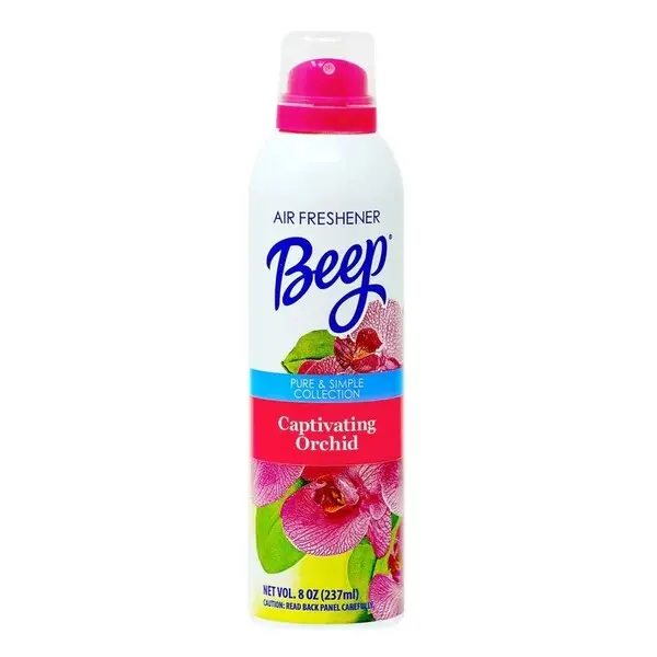 Beep Air Freshener – Captivating Orchid Scent, 8 Oz Can 1