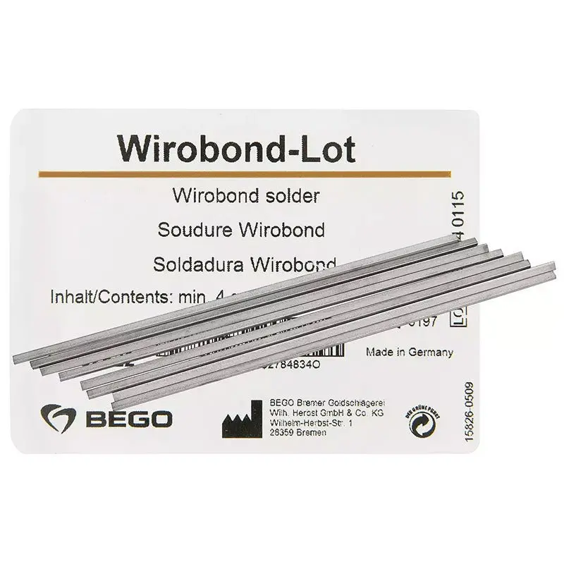 Bego Wirobond Solder Rods – Ceramic Framework Reinforcement 1