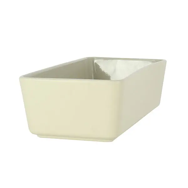 Beige Stoneware Loaf Mold – Octave Series, 27 × 13.5 Cm By Menastyl 1