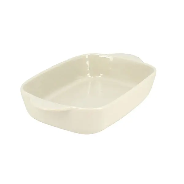 Beige Stoneware Rectangular Oven Dish – Octave Collection, Menastyl (21.8 × 13.5 Cm) 1