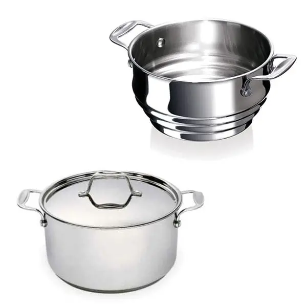 Beka Chef Stainless Steel Saucepan – 20 Cm With Lid + Multi-Use Steaming Insert 1