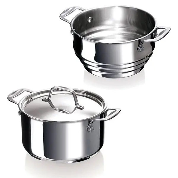 Beka Chef Stainless Steel Saucepan With Lid And Multi-Function Steam Insert (18 Cm) 1