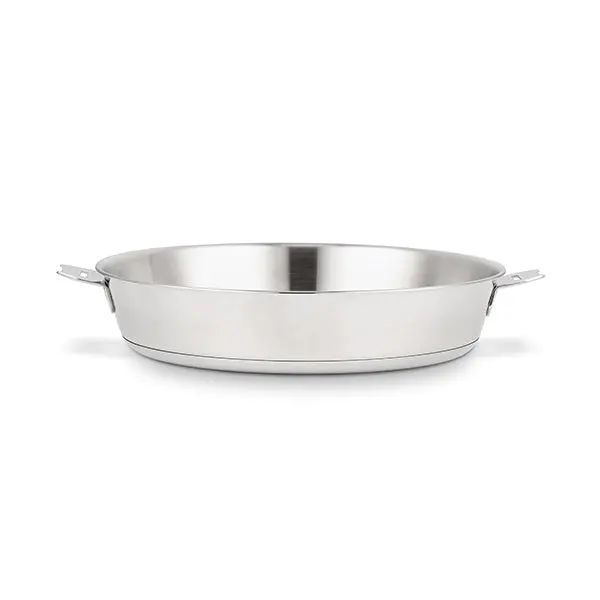Beka Evolution All-Stainless Steel Skillet – 28 Cm, Handleless Design For Even Heating 1