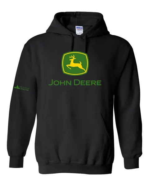 Black John Deere Classic Hoodie For Men – Lightweight & Comfortable 1