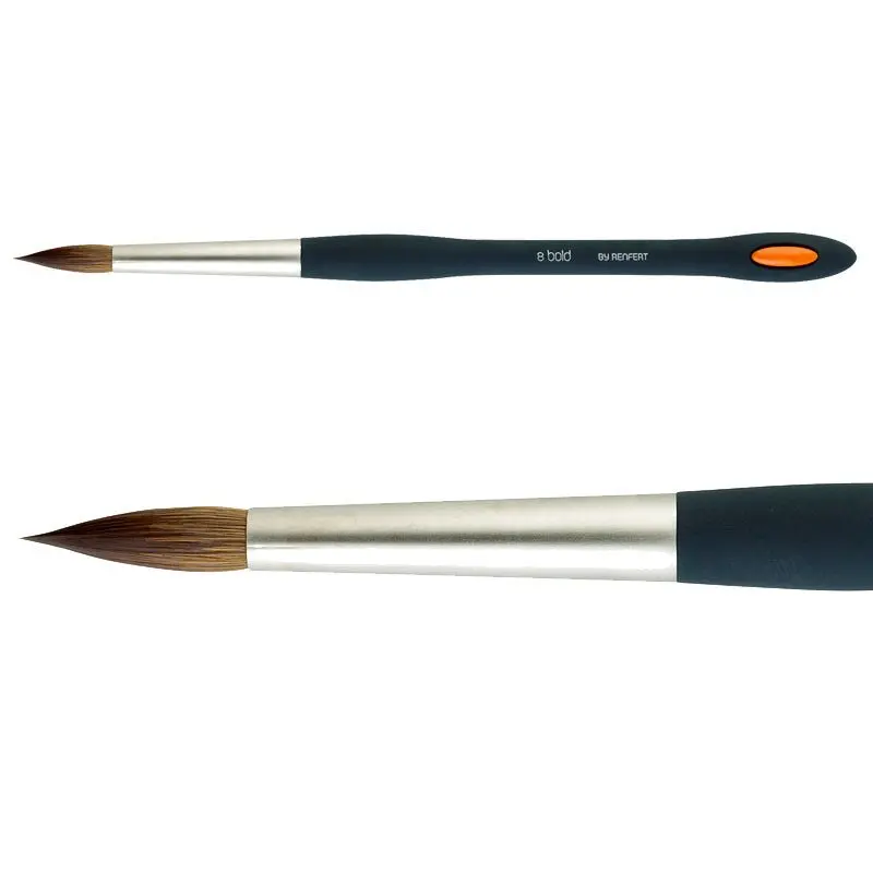 Bold Natural-Hair Ceramic Brush Size 8 – Lay-Art Style By Renfert 1