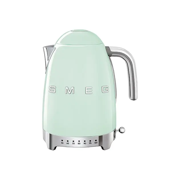 Bouilloire 1,7 L 2400 W Klf04Pgeu Vert D'Eau Smeg 1