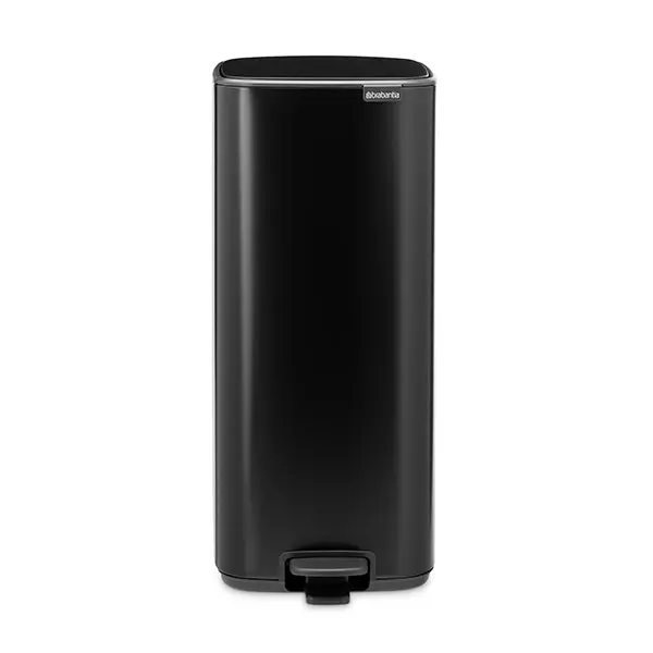 Brabantia Bo Rectangular Pedal Bin – 30L Black 1