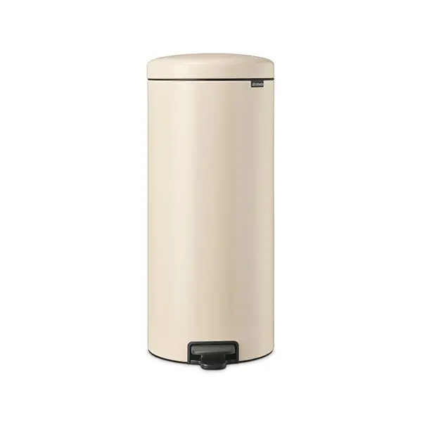 Brabantia Newicon Round Pedal Bin – 30L Beige 1