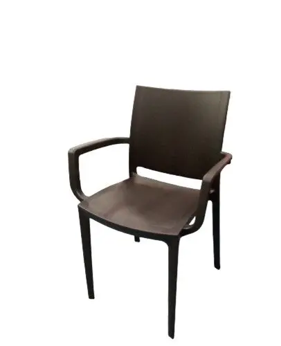 Brown Lara Armchair With Upholstered Seat – Hk-4303 1