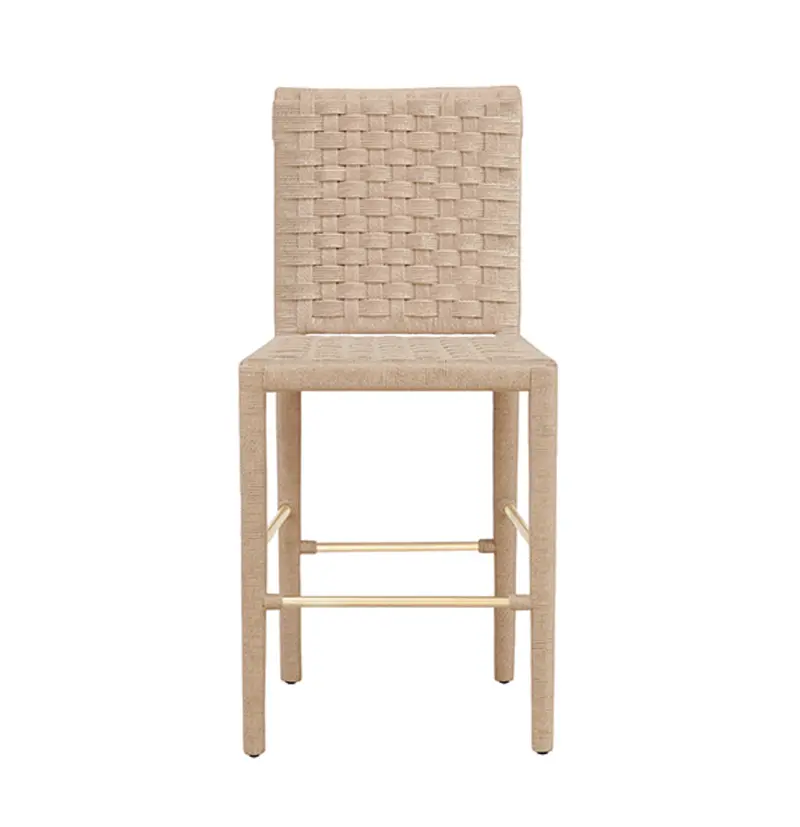 Burbank Natural Rope Counter Stool 1