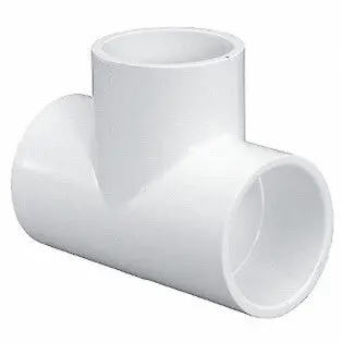 ½-Inch Pvc Pressure Tee Fitting 1