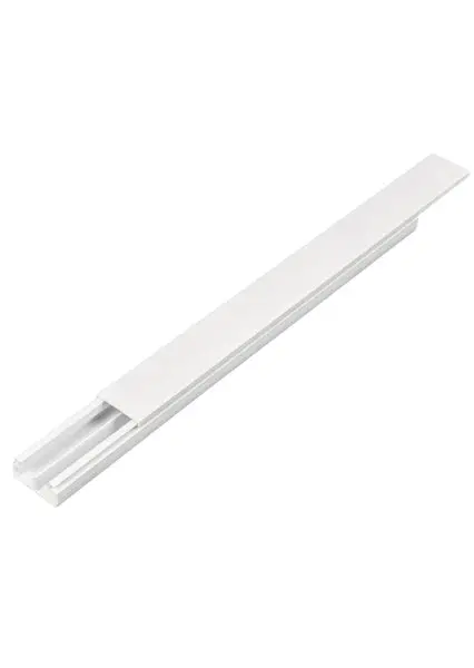 Canalón Pvc Blanco Kopos – Sección 25×15 Mm, Largo Estándar 1