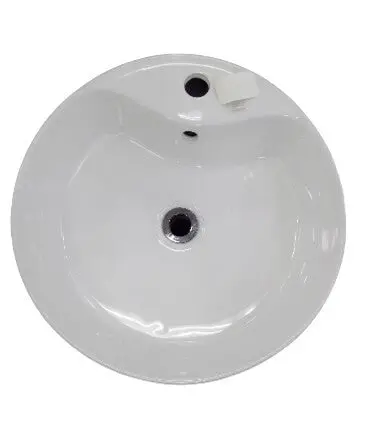 Castel Aral White Wall-Mounted Basin Faucet 1