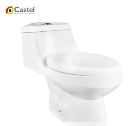 Castel Zeus White Two-Piece Toilet 1