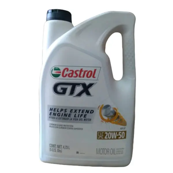 Castrol Gtx High-Performance Motor Oil – 20W50, 1-Gallon Container 1