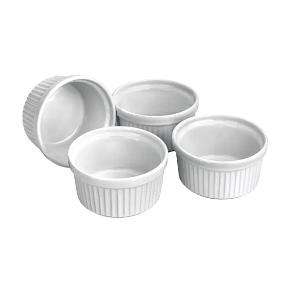 Ceramic Ramekin Set – 4 X 9 Cm Mini Baking Cups, Ibili 1