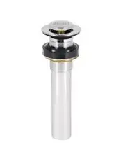 Chrome Basin Waste Assembly – Without Overflow, For Vessel Or Countertop Sinks, Model 47037 1