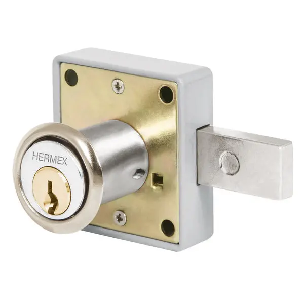 Chrome Drawer Lock – Compact Cabinet Grade, Model 43560 1