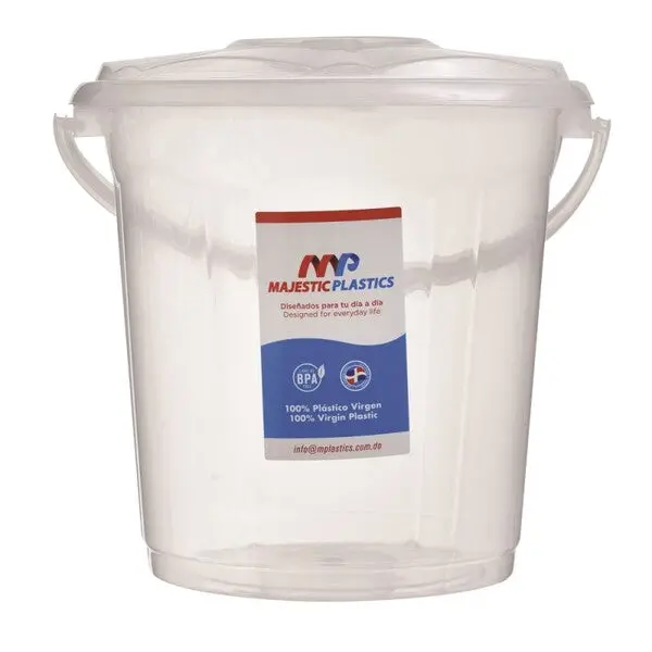 Clear 9-Liter Storage Tub With Lid 1