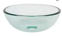 Clear Round Glass Hand Wash Basin – Model 17896 1