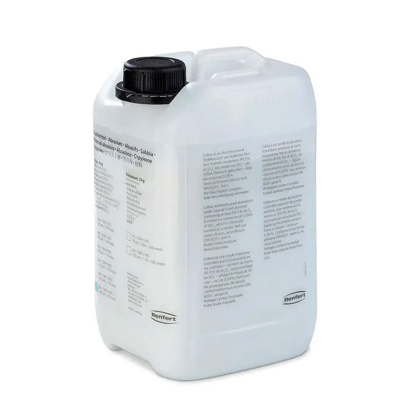Cobra Aluminum Oxide Blasting Grit – 5 Kg, Renfert Lab Sandblaster 1