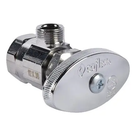 Coflex 1/2" X 3/8" Angle Shut-Off Valve – Durable Brass Construction, Model 4322 1