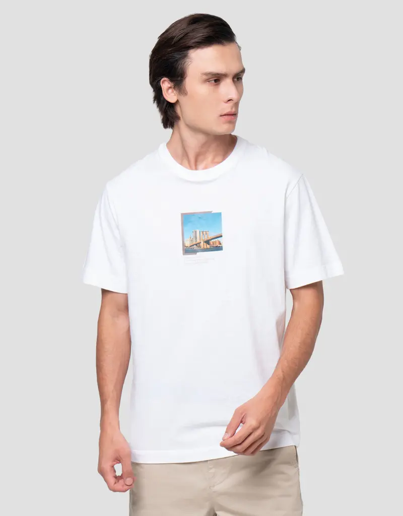 Cole Dtf-Print Bridge Graphic T-Shirt For Men 1