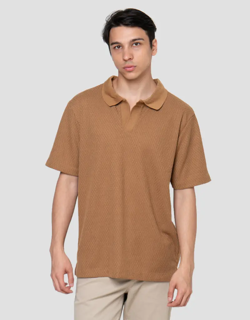 Cole Jill Knit V-Neck Smart Fit Men'S Polo Shirt 1