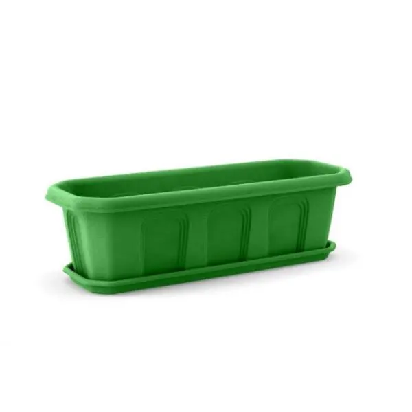 Compact Garden Planter – 40 × 23 × 18 Cm, Eco-Friendly Green 1