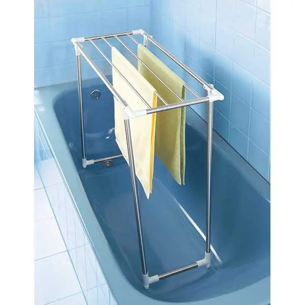 Compact Single-Rod Clothes Drying Rack – Wenko By Maximex 1