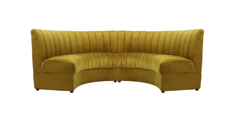 Conrad Retro Deminlune Sofa By Matthew Izzo 1