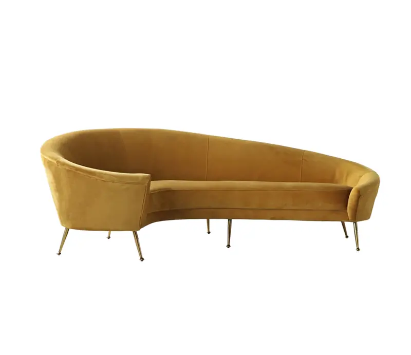 Conrad Velvet Retro Lounge Sofa – Matthew Izzo Collection 1