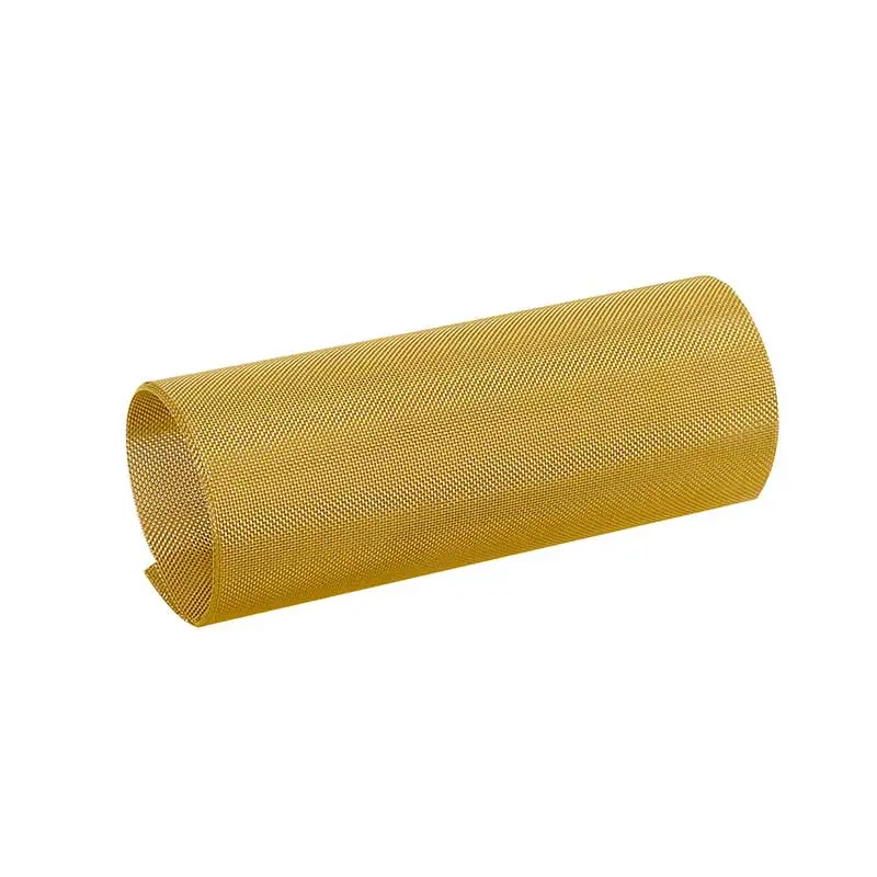 Customizable Medium-Density Gold Resin Reinforcement Mesh Roll 1