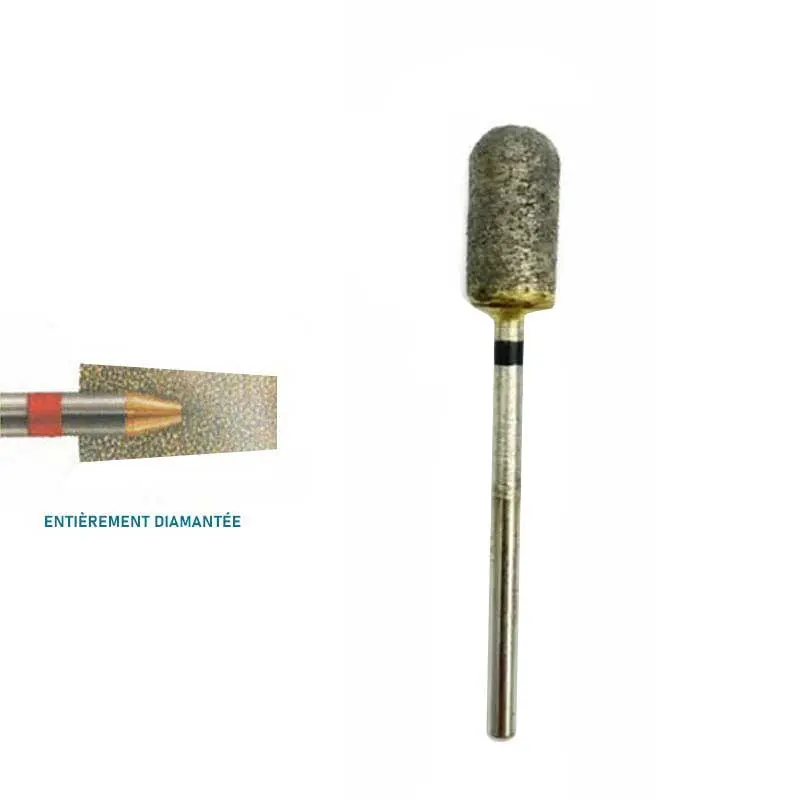 Cylindrical Diamond Bur – 0.7 Mm Coarse Grit 1