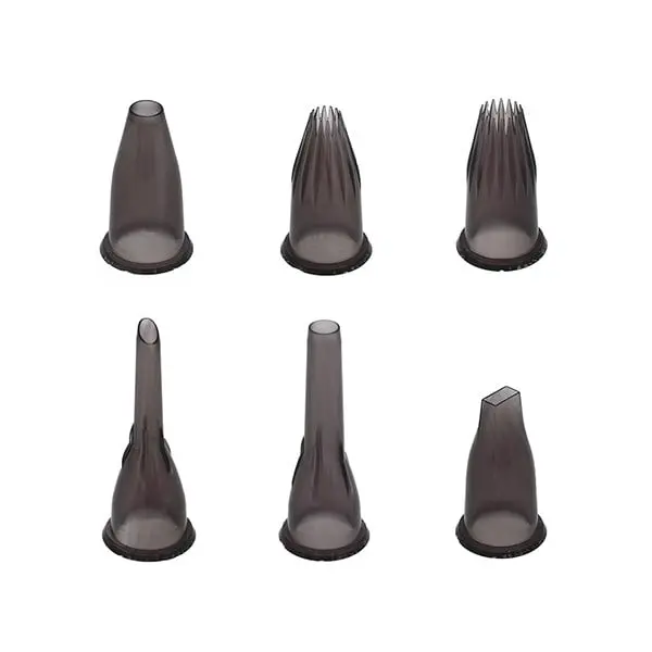 De Buyer 6-Piece Tritan Piping Tip Set For Decorating 1