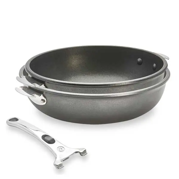 De Buyer Choc Extrême Loqy Sauté Pans (24 Cm & 28 Cm) With Detachable Handles 1
