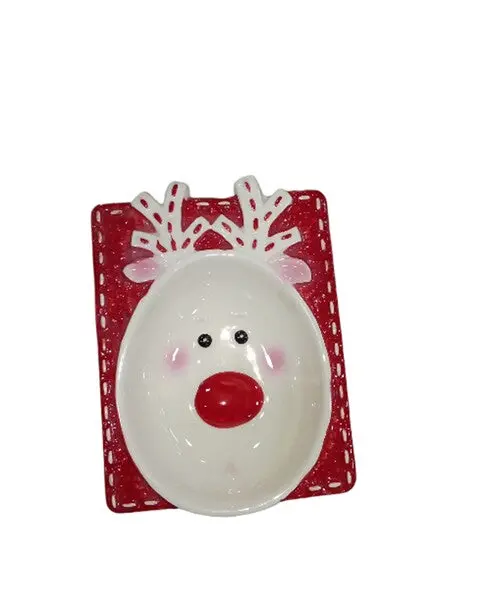 Deer-Themed Serving Platter – 17 × 12 Cm, Vm Abc656 1