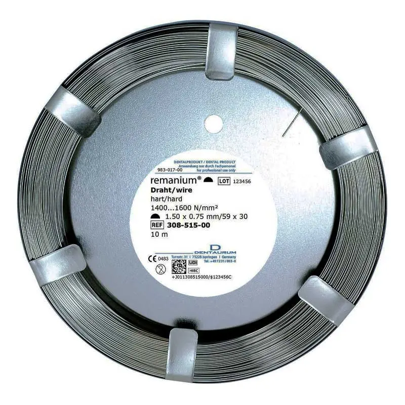 Dentaurum Half-Round Wire 1.50 × 0.75 Mm For Precision Clasp Construction 1