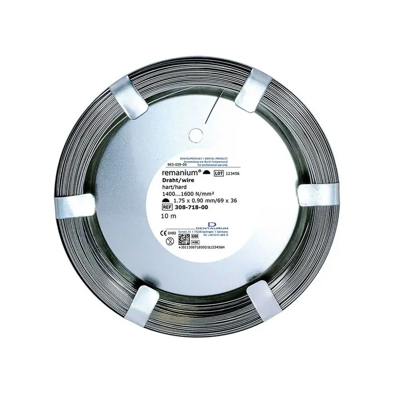 Dentaurum Half-Round Wire 1.75 × 0.90 Mm For Partial Denture Frameworks 1