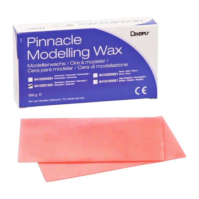 Dentsply Pinnacle Pink Wax Sheet For Removable Prosthesis Fabrication 1