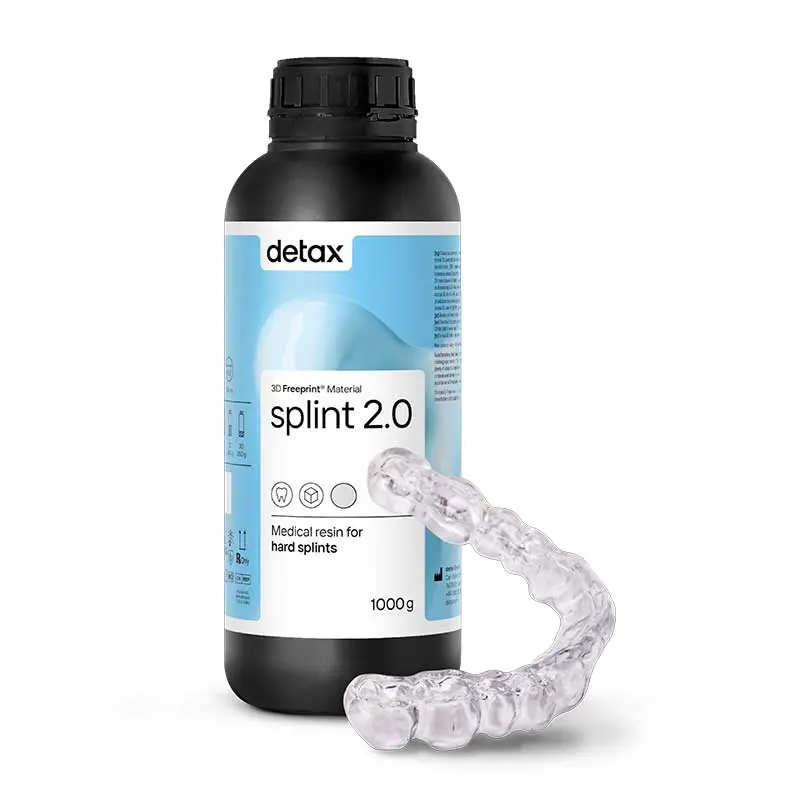 Detax Splint 2.0 – Rigid, Biocompatible 3D Printing Resin For Night Guards 1